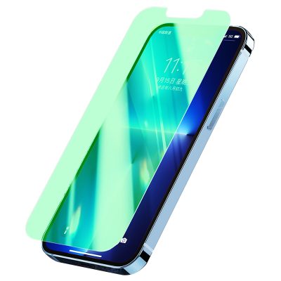 Explosion Proof Blue Light Blocking Eye Protection Tempered Screen Protector For iPhone 13