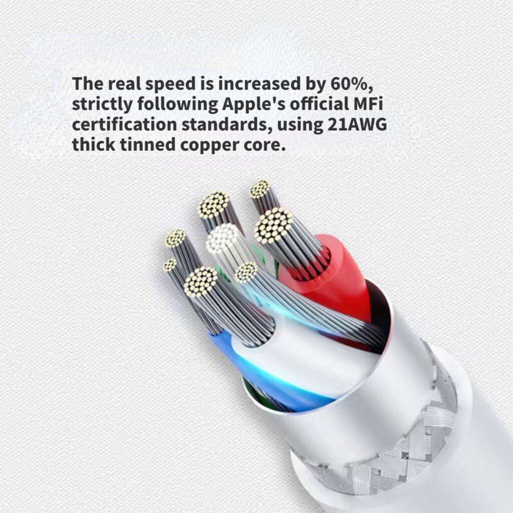 USB C Lightning Cable Apple MFI Certified 1M Charging Cable For iPhone, iPad, AirPods China Wholesale Vendors, Factory, Supplier