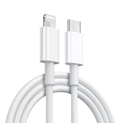 USB C Lightning Cable Apple MFI Certified 1 Meter Charging Cable For Apple iPhone, iPad, AirPods