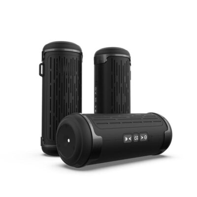 Outdoor Mountable Portable Bluetooth Bike Speakers 3D Stereo Deep Bass With Flashlight, Radio