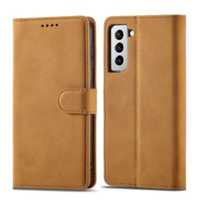Frosted Flip Leather Cover Cardholder Case For Samsung S21, S20, S9, S8, A10, A20, A30, A40, A50