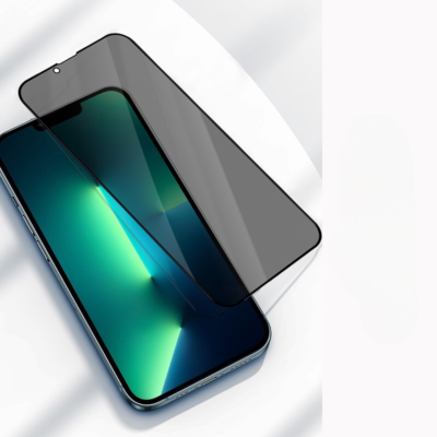 Ultra Thin Corning Gorilla Privacy Glass Screen Protector Anti Fingerprint For iPhone 13,14
