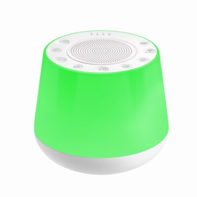 32 Soothing Sound Machine Bluetooth Speaker White Noise Generator With Night Lights, Timer