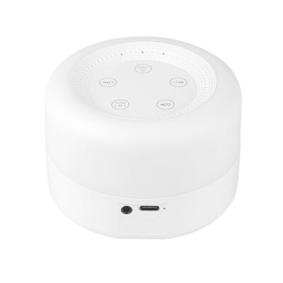 New 12 Soothing White Noise Sound Machine For Sleep With 7 Color Gradient Night Ambient Light